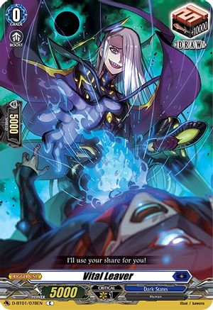 Vital Leaver (D-BT01/078EN) - D-BT01: Genesis of the Five Greats
