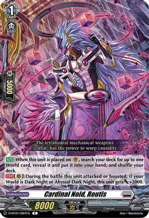 Cardinal Noid, Routis (D-BT01/084EN) - D-BT01: Genesis of the Five Greats
