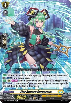 Tier Square Sorceress (D-BT01/099EN) - D-BT01: Genesis of the Five Greats