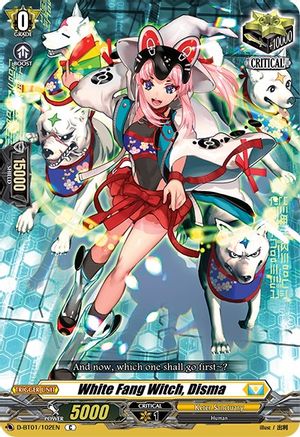White Fang Witch, Disma (D-BT01/102EN) - D-BT01: Genesis of the Five Greats
