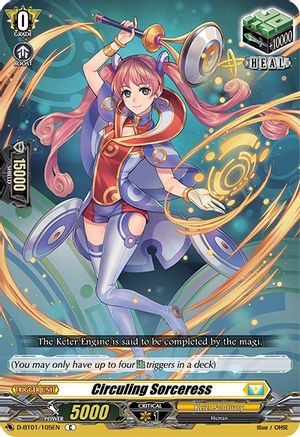 Circuling Sorceress (D-BT01/105EN) - D-BT01: Genesis of the Five Greats