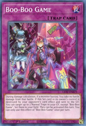 Boo-Boo Game (LIOV-EN079) - Lightning Overdrive 1st Edition