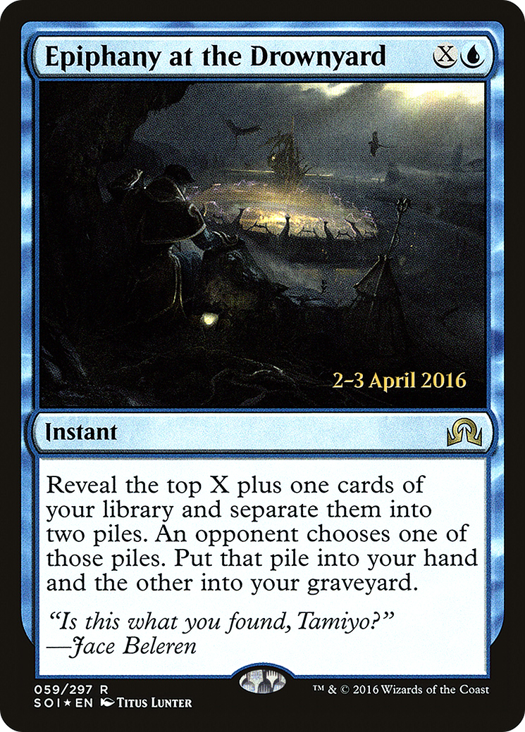 Epiphany at the Drownyard [PRE - 59]
