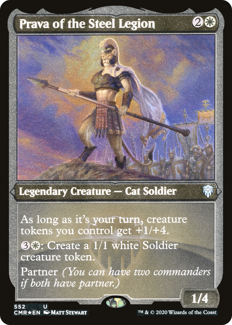 Prava of the Steel Legion (Foil Etched) [CMR - 552]