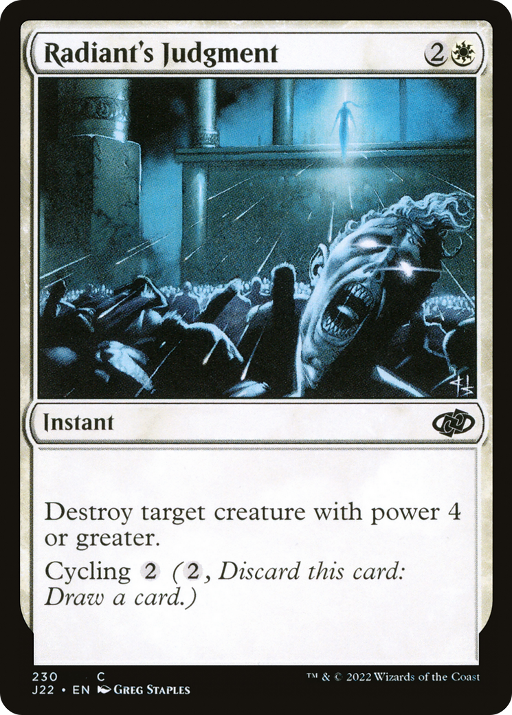 Radiant's Judgment [J22 - 230]