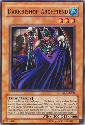 Darkbishop Archfiend (DR1-EN231) - Dark Revelation Volume 1 Unlimited