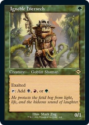 Ignoble Hierarch (Retro Frame) (Foil Etched) [MH2 - 414]