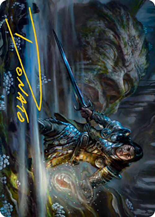 Carth the Lion Art Card (Gold-Stamped Signature) [ASMH2 - 47]
