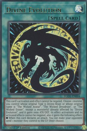 Divine Evolution (EGO1-EN004) - Egyptian God Deck: Obelisk the Tormentor Unlimited