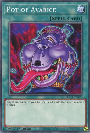 Pot of Avarice (EGO1-EN026) - Egyptian God Deck: Obelisk the Tormentor 1st Edition
