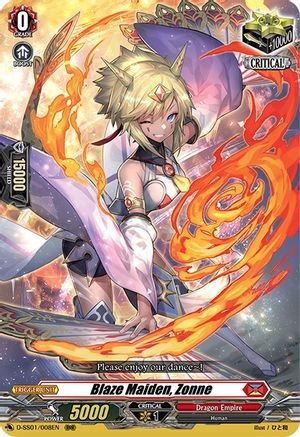 Blaze Maiden, Zonne (D-SS01/008EN) - D-SS01: Festival Collection 2021