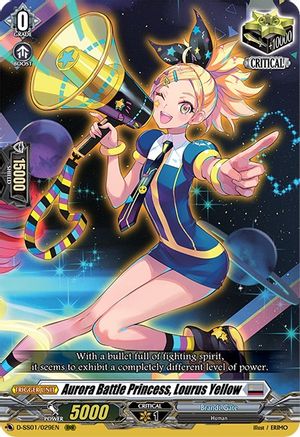 Aurora Battle Princess, Lourus Yellow (D-SS01/029EN) - D-SS01: Festival Collection 2021