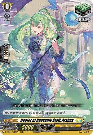 Healer of Heavenly Staff, Arshes (D-SS01/043EN) - D-SS01: Festival Collection 2021