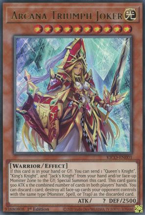 Arcana Triumph Joker (KICO-EN001) - King's Court 1st Edition