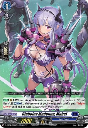 Diabolos Madonna, Mabel (D-BT02/016EN) - D-BT02: A Brush with the Legends