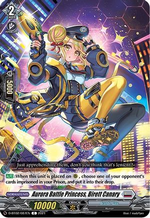 Aurora Battle Princess, Birett Canary (D-BT02/087EN) - D-BT02: A Brush with the Legends