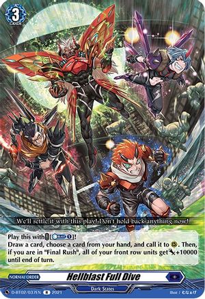 Hellblast Full Dive (D-BT02/037EN) - D-BT02: A Brush with the Legends