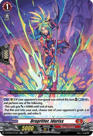 Dragritter, Iduriss (D-BT02/013EN) - D-BT02: A Brush with the Legends
