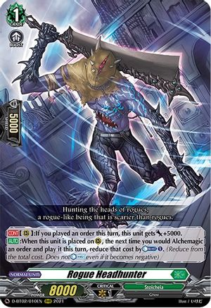 Rogue Headhunter (D-BT02/010EN) - D-BT02: A Brush with the Legends