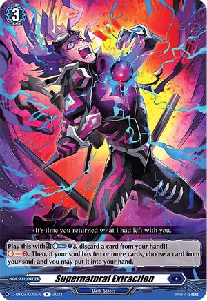 Supernatural Extraction (D-BT02/036EN) - D-BT02: A Brush with the Legends