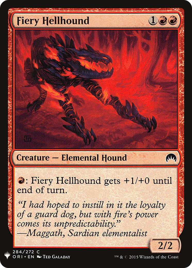 Fiery Hellhound [LIST - 284]