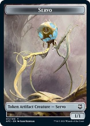 Servo // Zombie Double-Sided Token [AFC - 11 // 9]