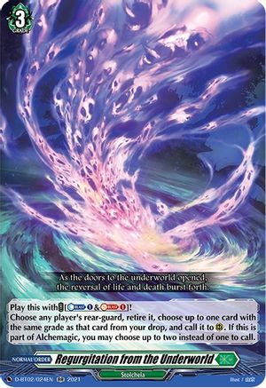 Regurgitation from the Underworld (D-BT02/024EN) - D-BT02: A Brush with the Legends