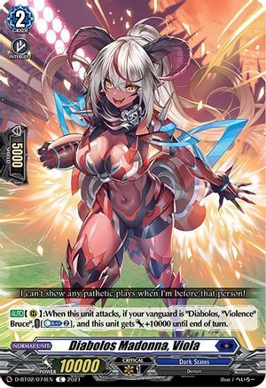 Diabolos Madonna, Viola (D-BT02/074EN) - D-BT02: A Brush with the Legends