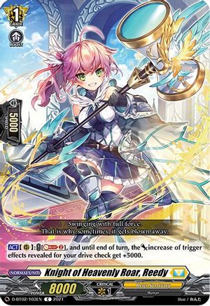 Knight of Heavenly Roar, Reedy (D-BT02/103EN) - D-BT02: A Brush with the Legends