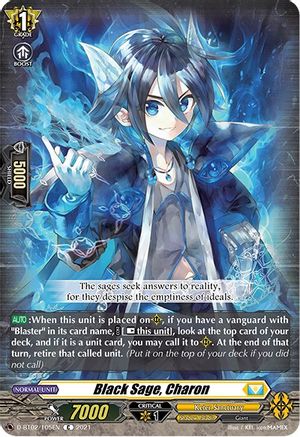 Black Sage, Charon (D-BT02/105EN) - D-BT02: A Brush with the Legends