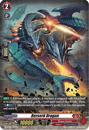 Berserk Dragon (Holo) (D-BT02/H03EN) - D-BT02: A Brush with the Legends
