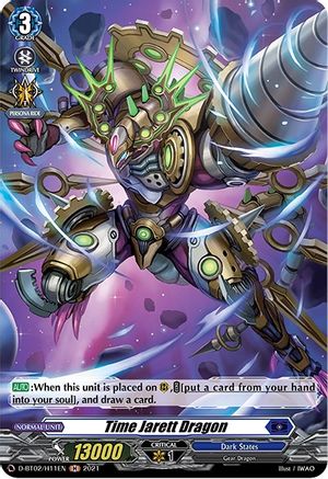 Time Jarett Dragon (Holo) (D-BT02/H11EN) - D-BT02: A Brush with the Legends