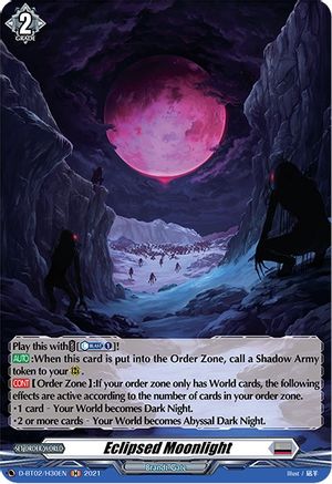 Eclipsed Moonlight (Holo) (D-BT02/H30EN) - D-BT02: A Brush with the Legends