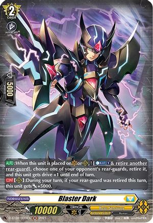 Blaster Dark (Holo) (D-BT02/H33EN) - D-BT02: A Brush with the Legends