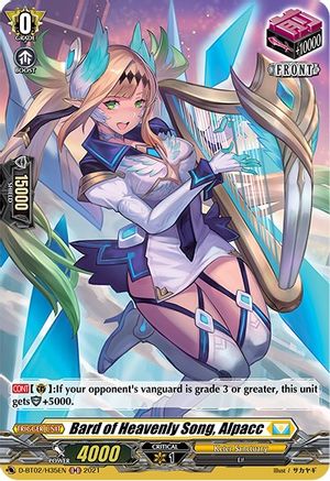 Bard of Heavenly Song, Alpacc (Holo) (D-BT02/H35EN) - D-BT02: A Brush with the Legends