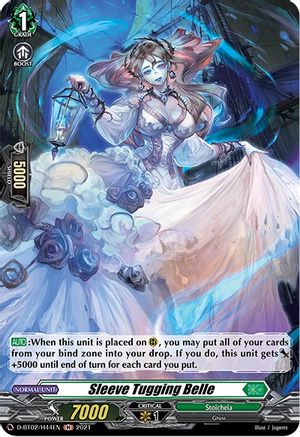Sleeve Tugging Belle (Holo) (D-BT02/H44EN) - D-BT02: A Brush with the Legends