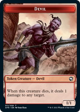 Devil // Angel Double-Sided Token [AFR - 11 // 1]
