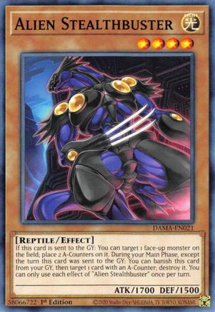 Alien Stealthbuster (DAMA-EN021) - Dawn of Majesty 1st Edition
