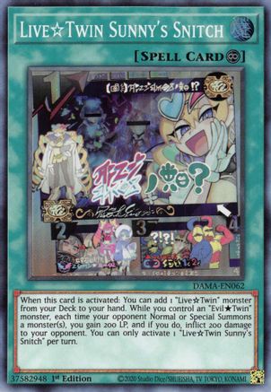 Live Twin Sunny's Snitch [DAMA - DAMA-EN062]