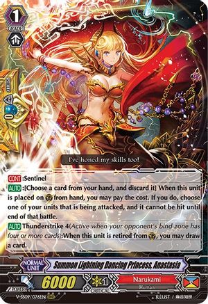 Summon Lightning Dancing Princess, Anastasia (V-SS09/076EN) - V-SS09: Revival Selection