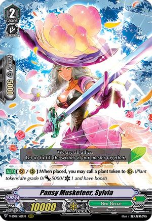 Pansy Musketeer, Sylvia (V-SS09/165EN) - V-SS09: Revival Selection