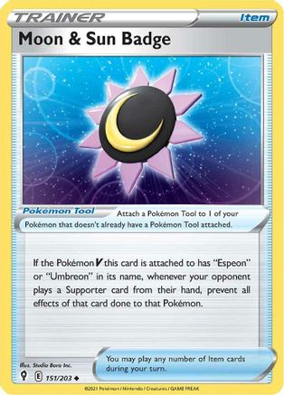 Moon & Sun Badge [SWSH07 - 151/203]