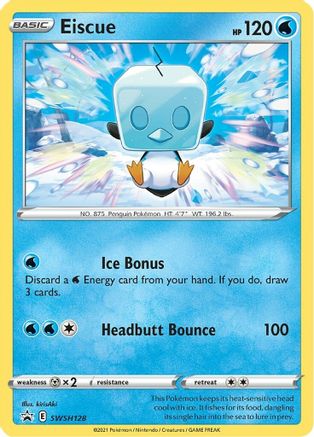 Eiscue SWSH128  - Holofoil SWSH Sword & Shield Promo Cards - Promo