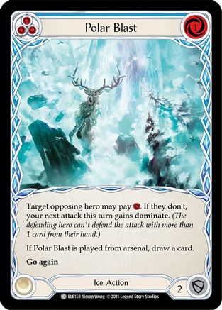 Polar Blast (Blue) (ELE168) - Tales of Aria Unlimited Edition