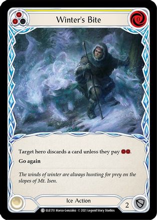 Winter's Bite (Yellow) (ELE170) - Tales of Aria Unlimited Edition