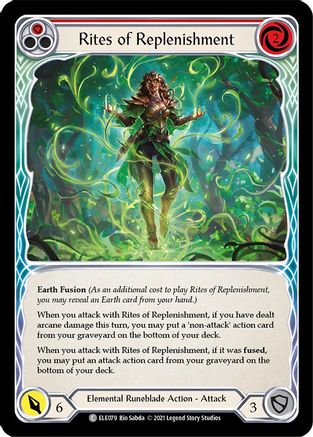 Rites of Replenishment (Red) (ELE079) - Tales of Aria Unlimited Edition