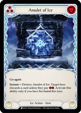 Amulet of Ice (ELE172) - Tales of Aria Unlimited Edition Rainbow Foil