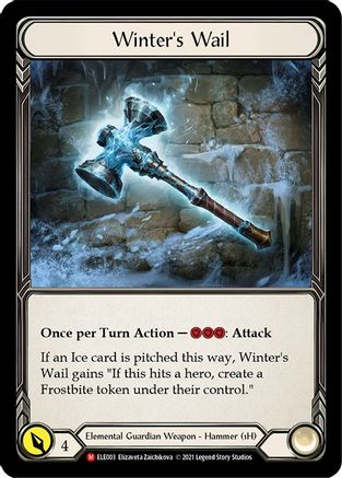 Winter's Wail (ELE003) - Tales of Aria Unlimited Edition Rainbow Foil