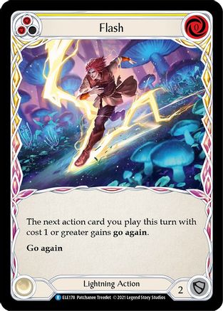 Flash (Yellow) (ELE178) - Tales of Aria Unlimited Edition Rainbow Foil