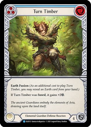 Turn Timber (Blue) (ELE012) - Tales of Aria Unlimited Edition